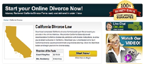 Alabama & California Divorce Papers